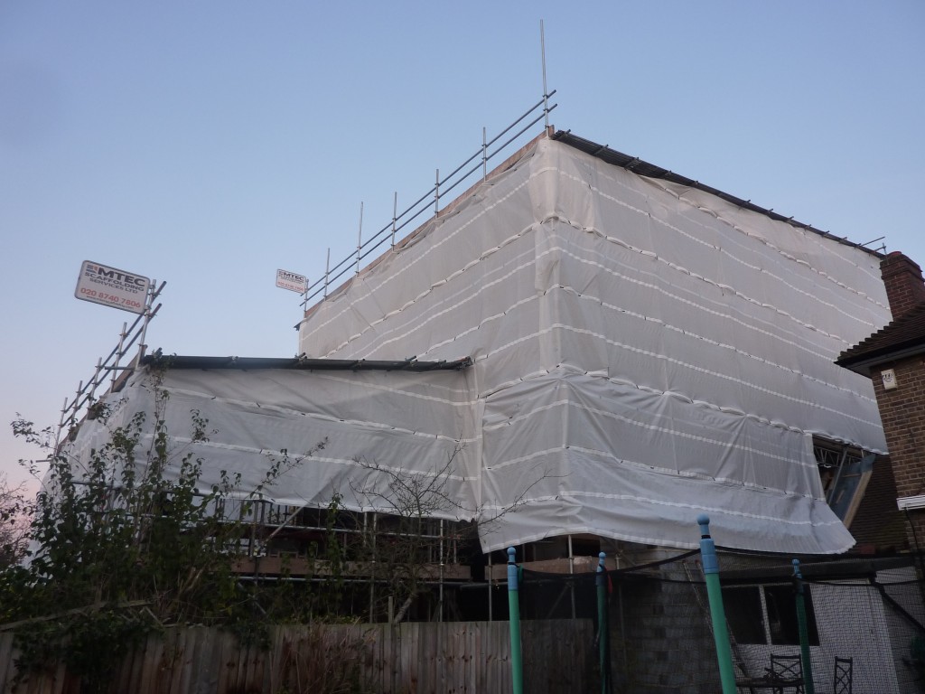 Temporary Roof Scaffolding