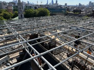 Temporary roof